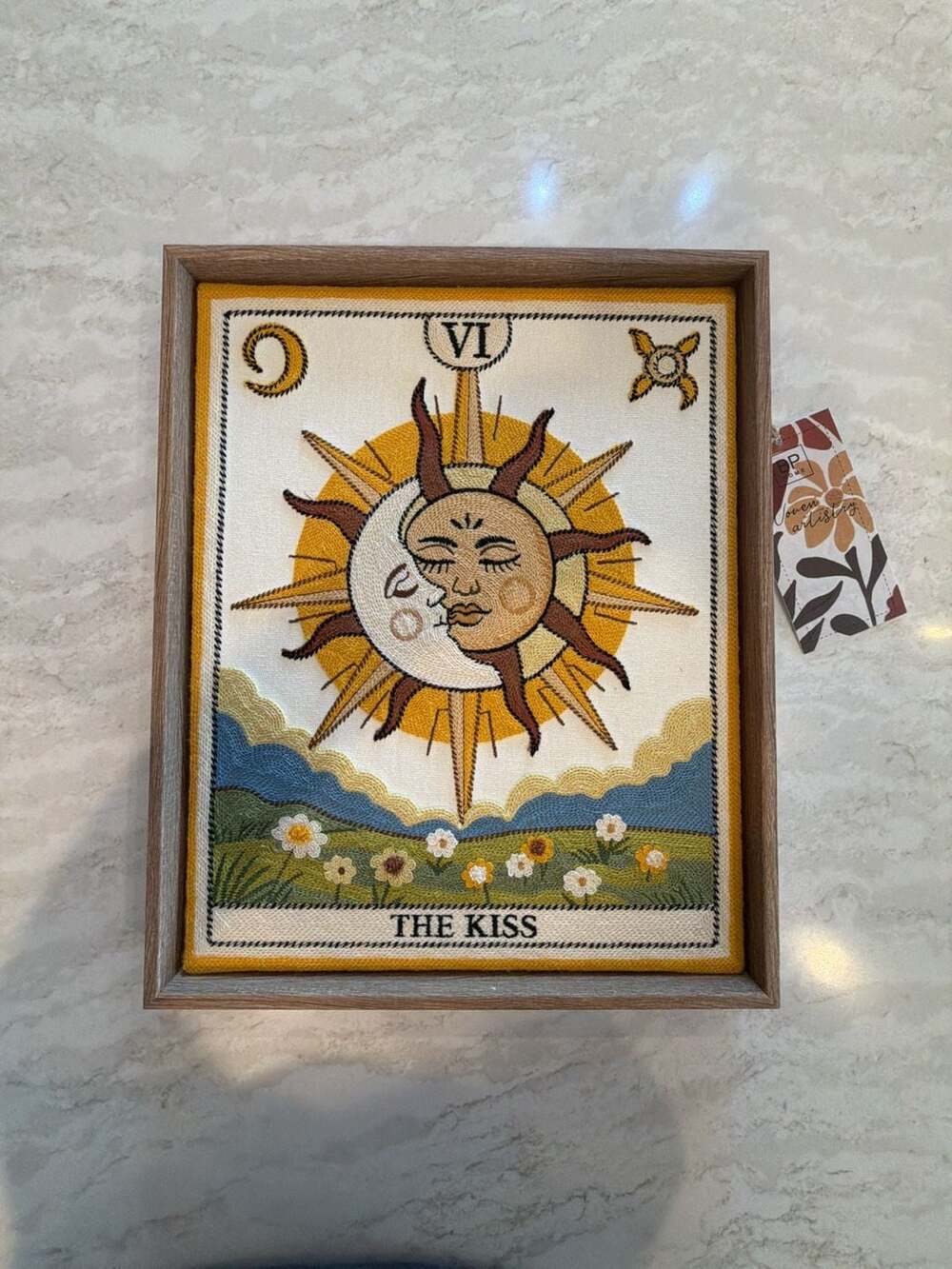 BP Home Woven Artistry The Kiss Celestial Tarot Wall Decor